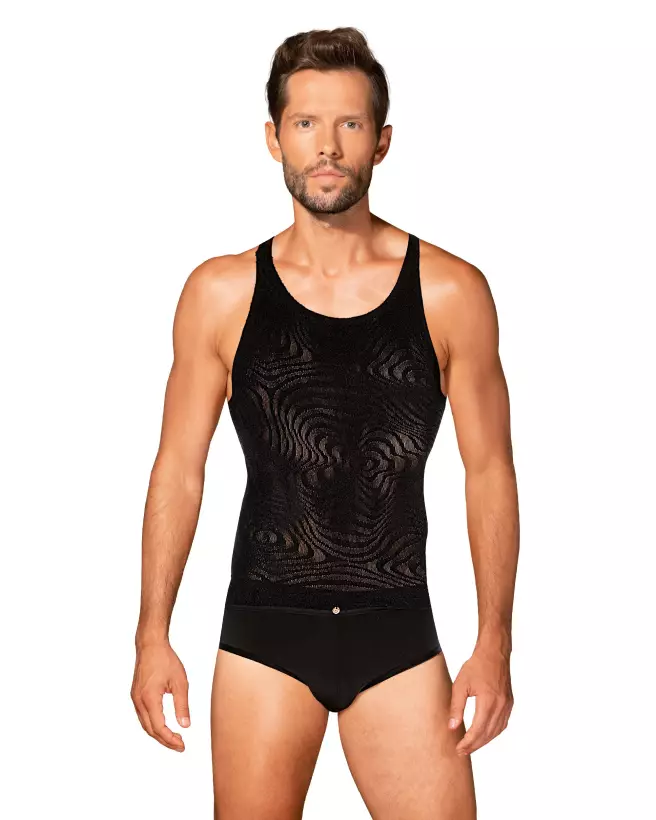 Tank Top T103 Obsessive pour homme, style et confort en bodystocking-1