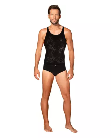 Tank Top T103 Obsessive pour homme, style et confort en bodystocking-5