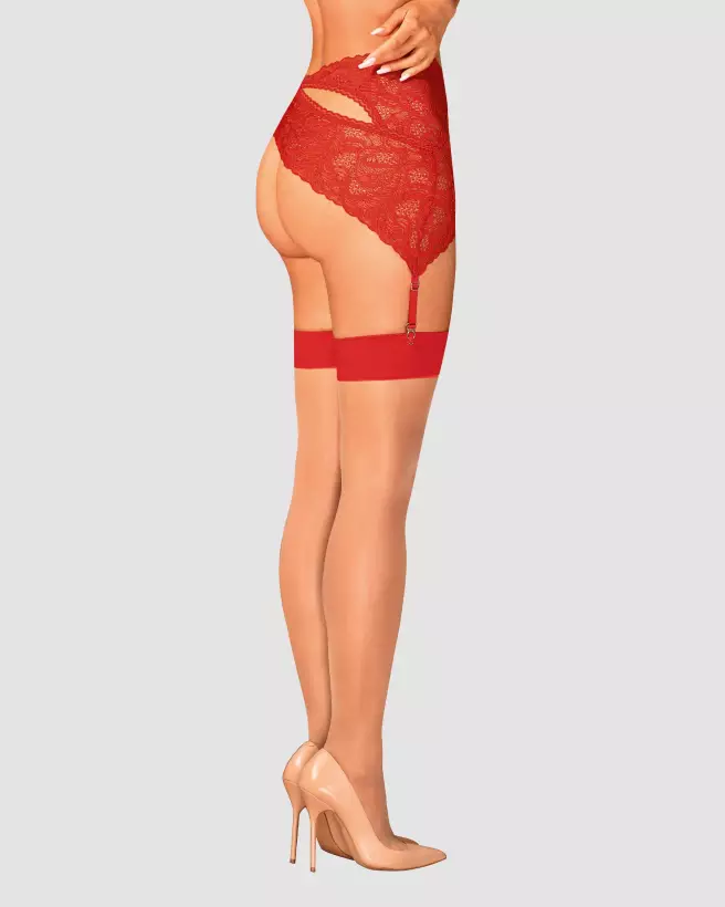 Bas rouges Obsessive S814 élégants et confortables pour un look séduisant-5