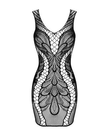Robe noire sexy D608 Obsessive élégante et séductrice-8