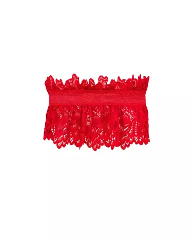 Jarretière rouge Amor Cherris Obsessive élégante-4