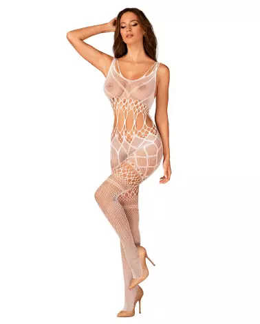 Bodystocking G330 Obsessive en maille fine noire, lingerie érotique et séduisante-5