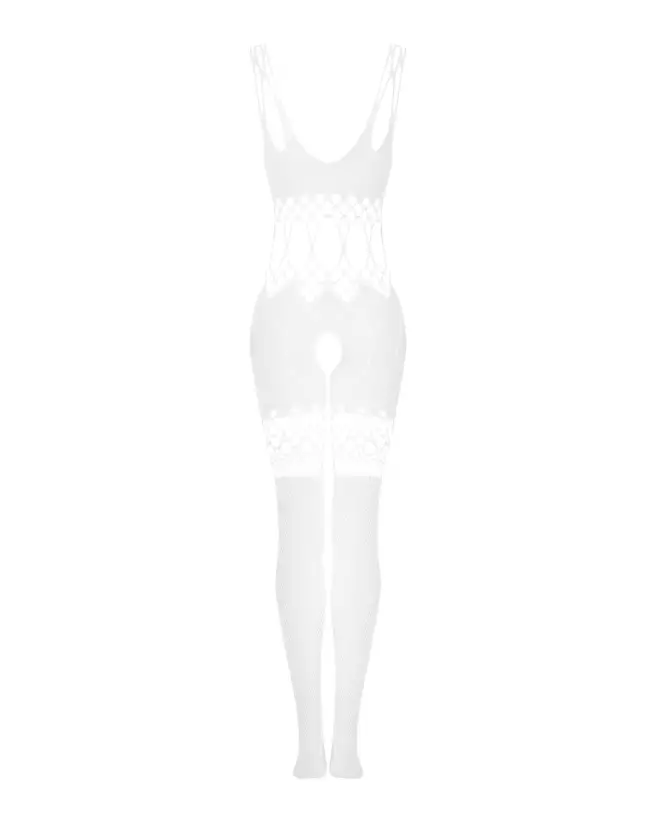 Bodystocking G330 Obsessive en maille fine noire, lingerie érotique et séduisante-8