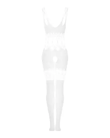 Bodystocking G330 Obsessive en maille fine noire, lingerie érotique et séduisante-8