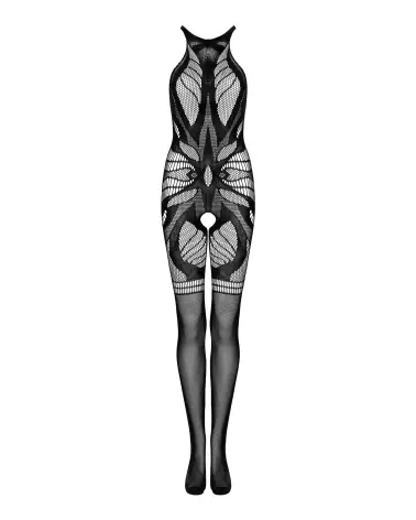 Bodystocking G331 Obsessive en résille noire, lingerie féminine sensuelle-7
