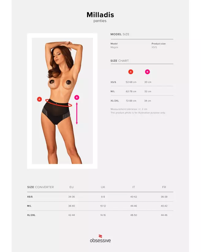 Photo culotte Milladis Obsessive, lingerie féminine élégante et confortable-13