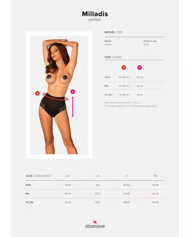 Photo culotte Milladis Obsessive, lingerie féminine élégante et confortable-13