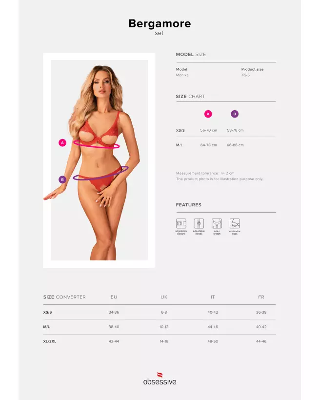 Photo de l'Ensemble Bergamore Obsessive, lingerie luxueuse et confortable-7