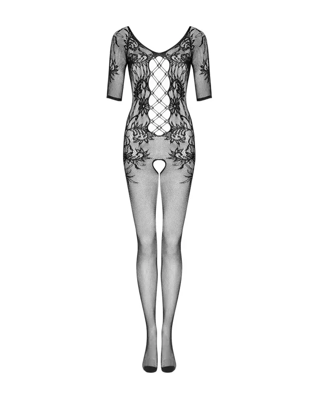 Obsessive F238 Bodystocking en résille noire - Lingerie séduisante et confortable-7