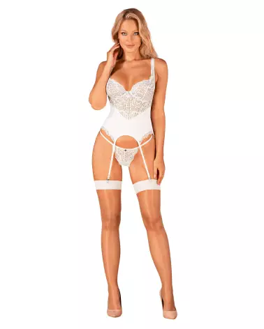 Bas blancs S814 Obsessive pour élégance et confort optimal-6
