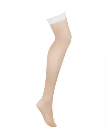 Bas blancs S814 Obsessive pour élégance et confort optimal-5