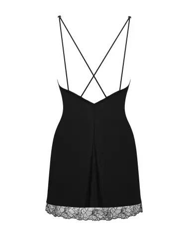 Nuisette Bella Rou Obsessive noire avec string assorti, élégance et séduction en lingerie-8