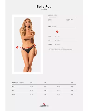 Culotte Bella Rou par Obsessive en dentelle élégante et confortable-13