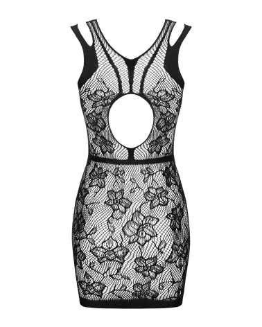 Robe Sexy D239 Noir Obsessive élégante et séduisante-8