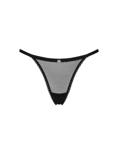 String noir Celia Obsessive, lingerie élégante et confortable pour femme-11