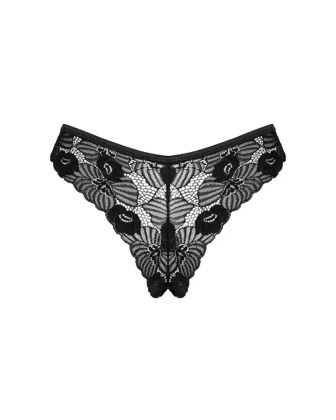 Photo de la culotte Serena Love noir par Obsessive, lingerie féminine élégante et confortable-12