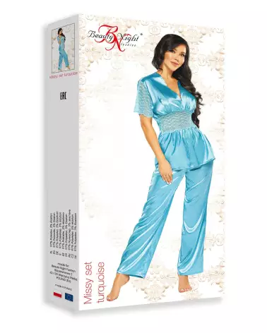 Ensemble Missy Turquoise de Beauty Night en lingerie féminine-4