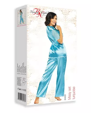Ensemble Missy Turquoise de Beauty Night en lingerie féminine-5