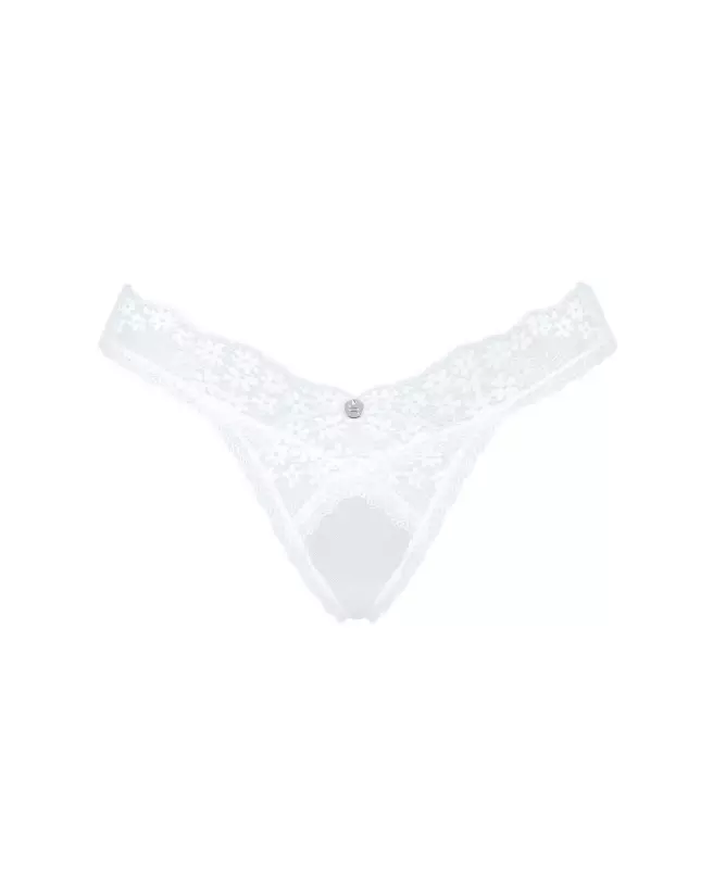 String blanc Heavenly Obsessive, lingerie élégante et confortable-11