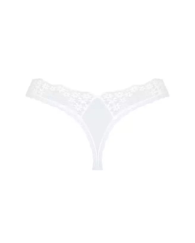 String blanc Heavenly Obsessive, lingerie élégante et confortable-12