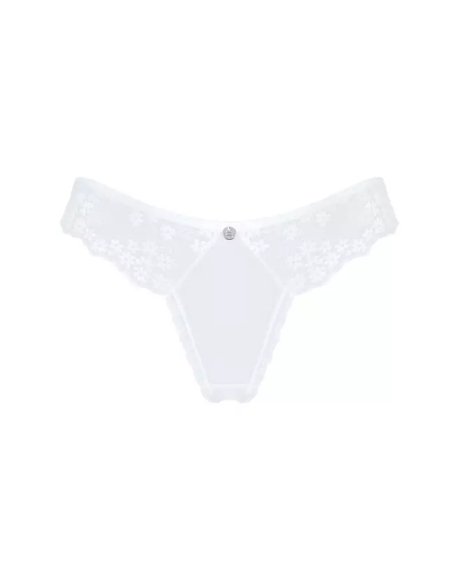 Photo de la culotte Heavenlly blanche d'Obsessive, lingerie féminine élégante et confortable-10