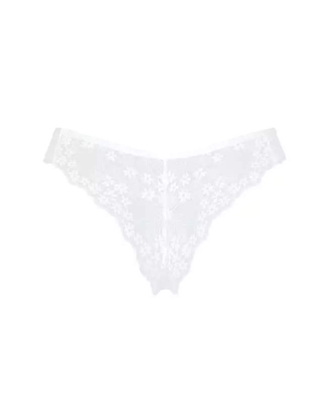 Photo de la culotte Heavenlly blanche d'Obsessive, lingerie féminine élégante et confortable-11