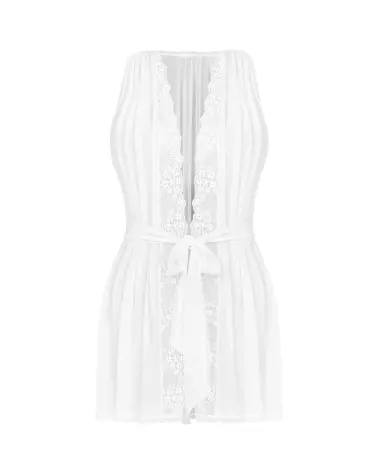 Peignoir blanc Heavenlly Obsessive élégant et confortable-7
