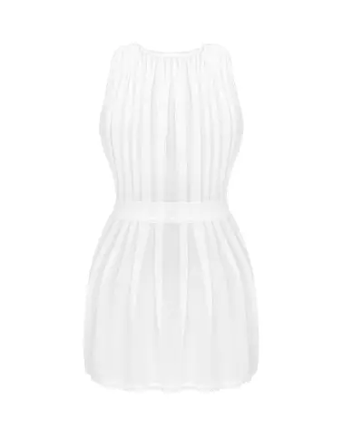 Peignoir blanc Heavenlly Obsessive élégant et confortable-8