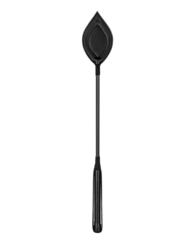 Cravache noire Obsessive pour jeux de rôle et BDSM-4