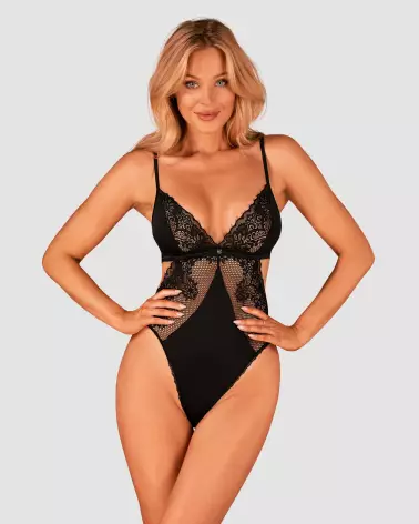 Body Noir Maderris Obsessive, lingerie élégante et sexy-5