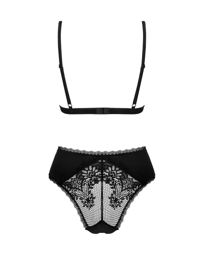Body Noir Maderris Obsessive, lingerie élégante et sexy-8