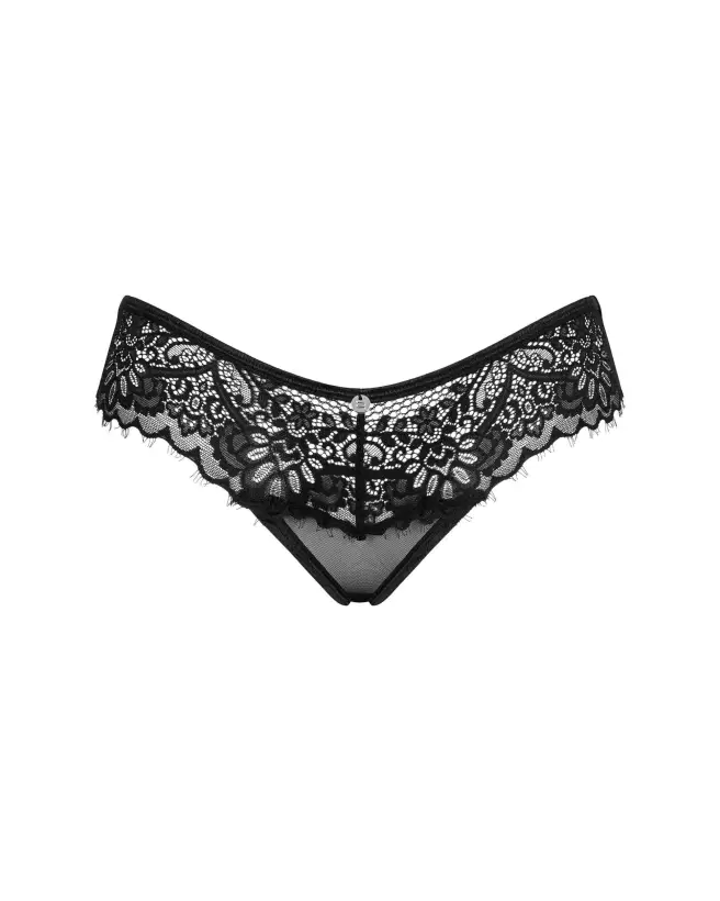Image de la culotte noire Maderris par Obsessive, lingerie élégante et confortable-11
