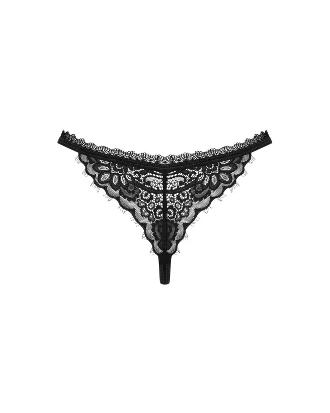 Maderris String Noir Obsessive élégant confortable femme-12