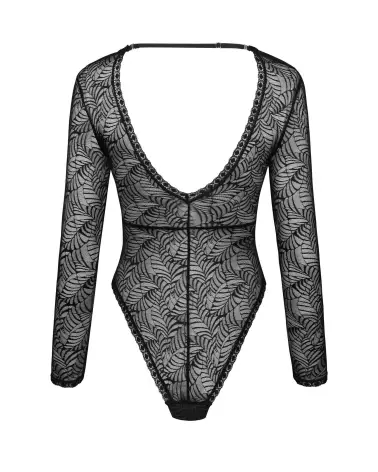 Body Merlys noir élégant Obsessive, lingerie séduisante en dentelle-8
