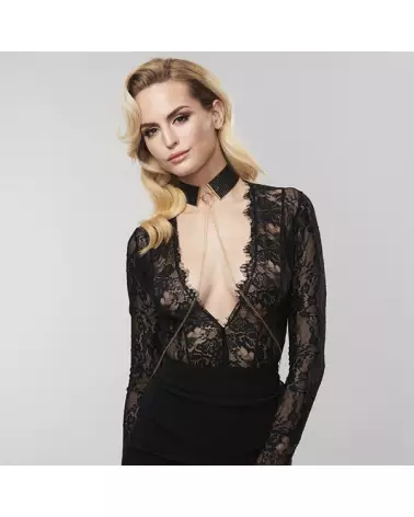 Collier Désir Métallique Noir Bijoux Indiscrets Élégant-1