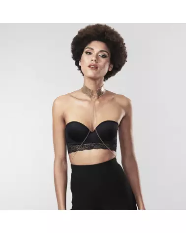 Collier Désir Métallique en Or par Bijoux Indiscrets, Bijoux de Corps Élégant-1