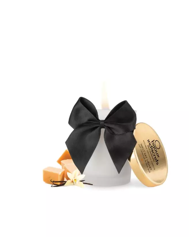 Bougie de massage embrassable caramel doux Bijoux Indiscrets-2