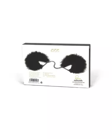 Menottes Za Za Zu noires Bijoux Indiscrets pour jeux BDSM élégants-4