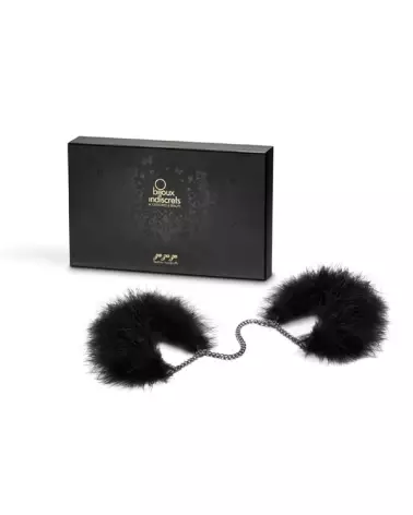 Menottes Za Za Zu noires Bijoux Indiscrets pour jeux BDSM élégants-5