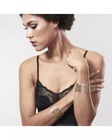 Menottes Bracelets Désir Métallique en Or par Bijoux Indiscrets-2