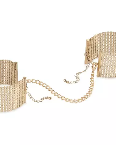 Menottes Bracelets Désir Métallique en Or par Bijoux Indiscrets-4