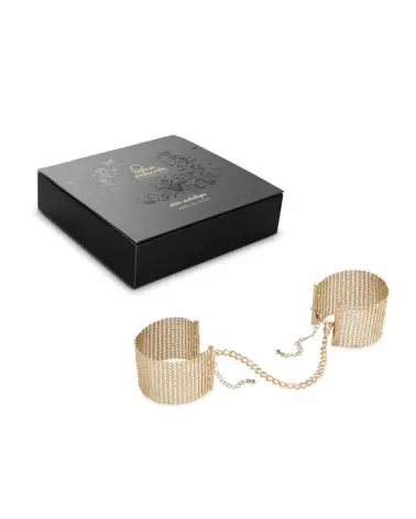 Menottes Bracelets Désir Métallique en Or par Bijoux Indiscrets-6