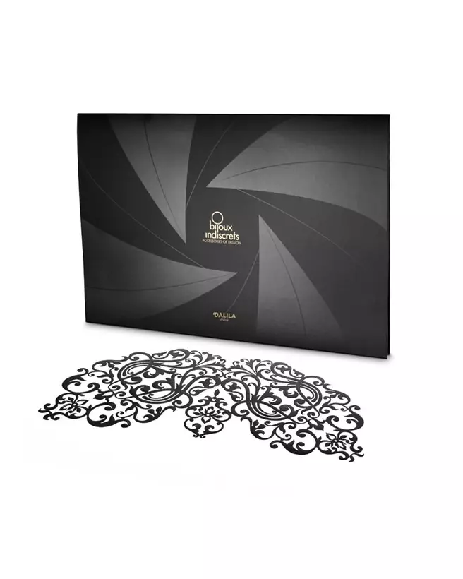 Masque Dalila Noir Bijoux Indiscrets pour jeux érotiques et BDSM-2
