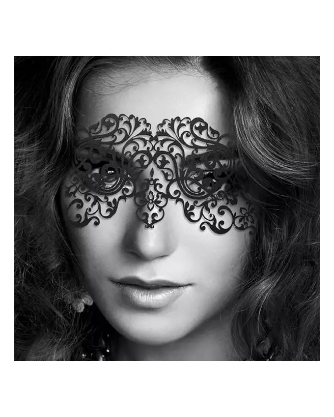 Masque Dalila Noir Bijoux Indiscrets pour jeux érotiques et BDSM-3