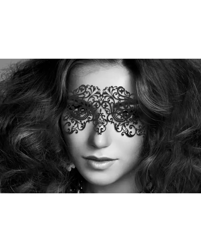 Masque Dalila Noir Bijoux Indiscrets pour jeux érotiques et BDSM-4