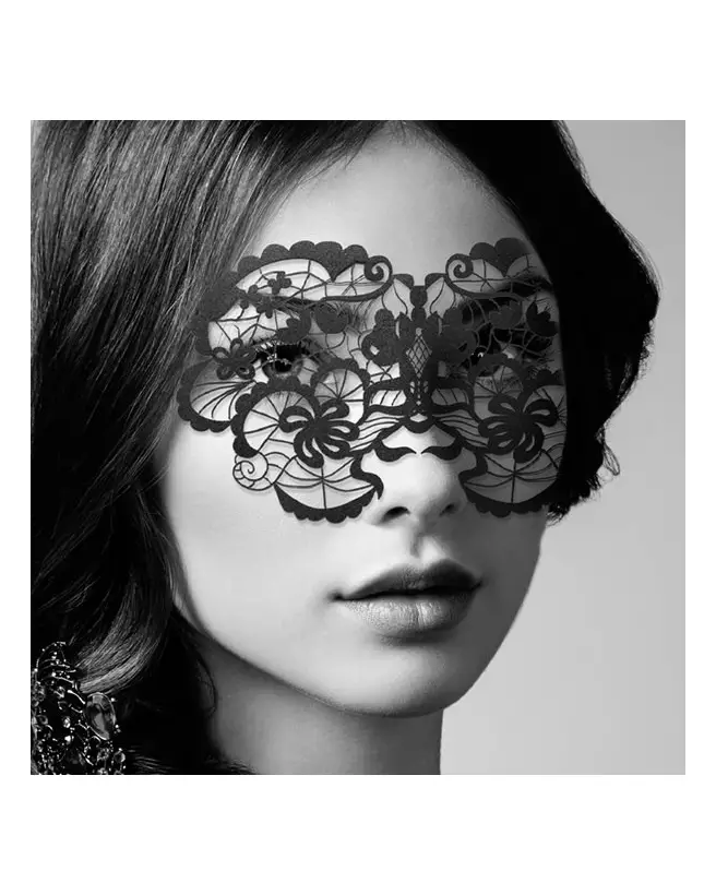Masque Anna Noir de Bijoux Indiscrets pour élégance et mystère-4
