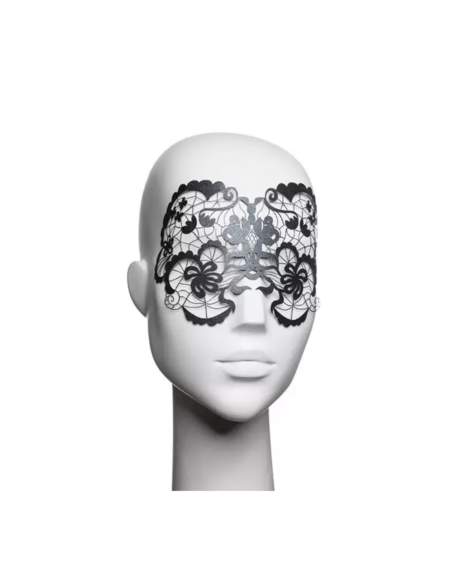 Masque Anna Noir de Bijoux Indiscrets pour élégance et mystère-8