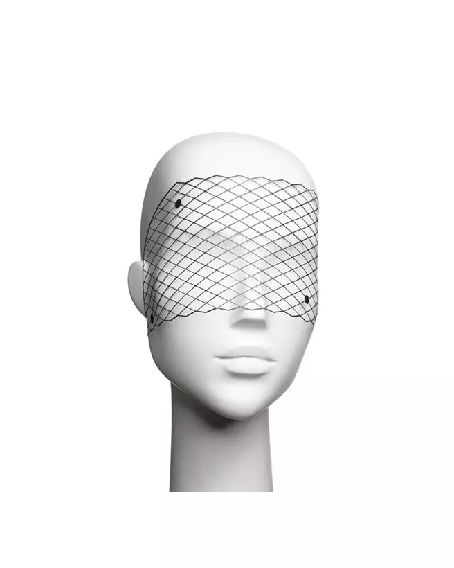 Masque Louise Noir par Bijoux Indiscrets pour jeux sensuels et élégance mystérieuse-8