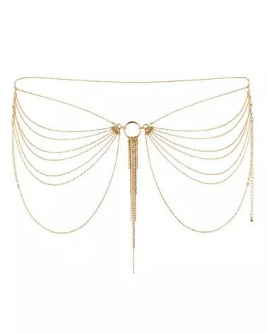 Chaîne de taille en or élégante par Bijoux Indiscrets, bijou de corps raffiné et luxueux-2