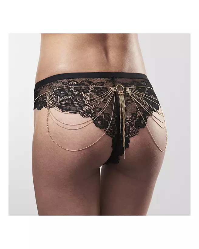Chaîne de taille en or élégante par Bijoux Indiscrets, bijou de corps raffiné et luxueux-3